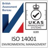 UKAS ISO 14001 Logo
